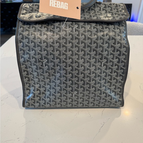 Goyard Saint Leger Gray Backpack/Briefcase - Picture 1 of 10